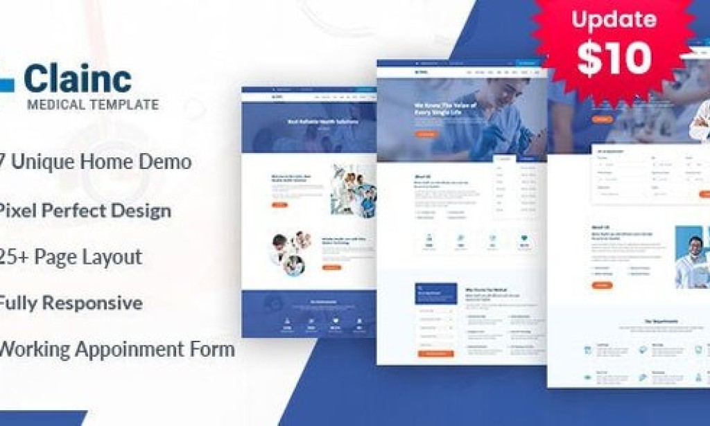 Clainc v1.0 – Health And Medical HTML Template