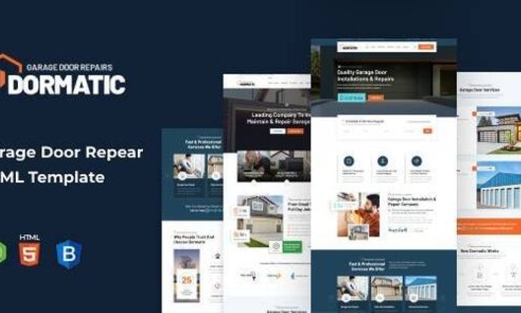 Dormatic – Garage Door Repair HTML Template