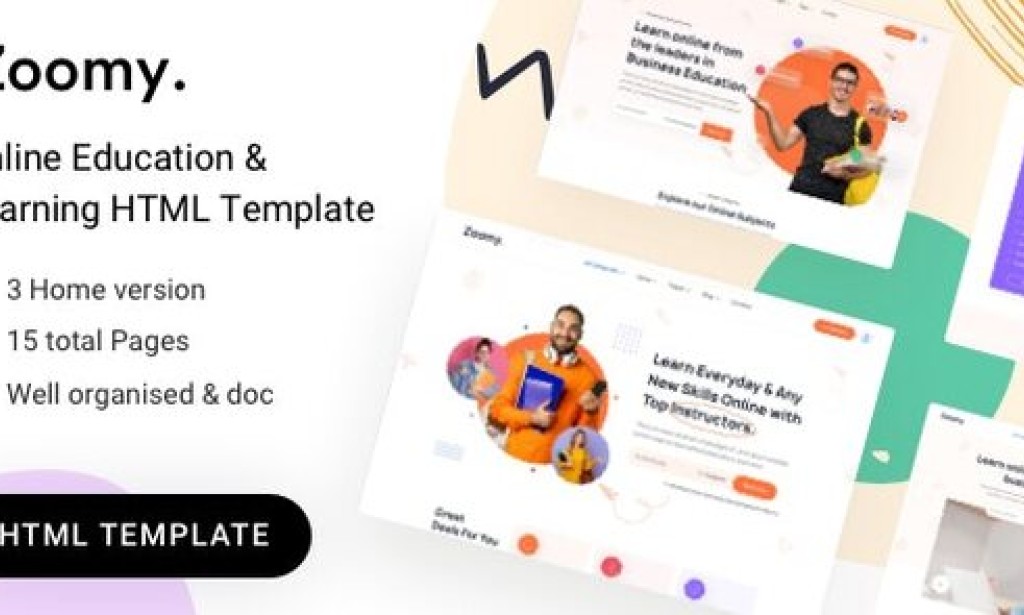 Zoomy v1.0 – Education HTML Template