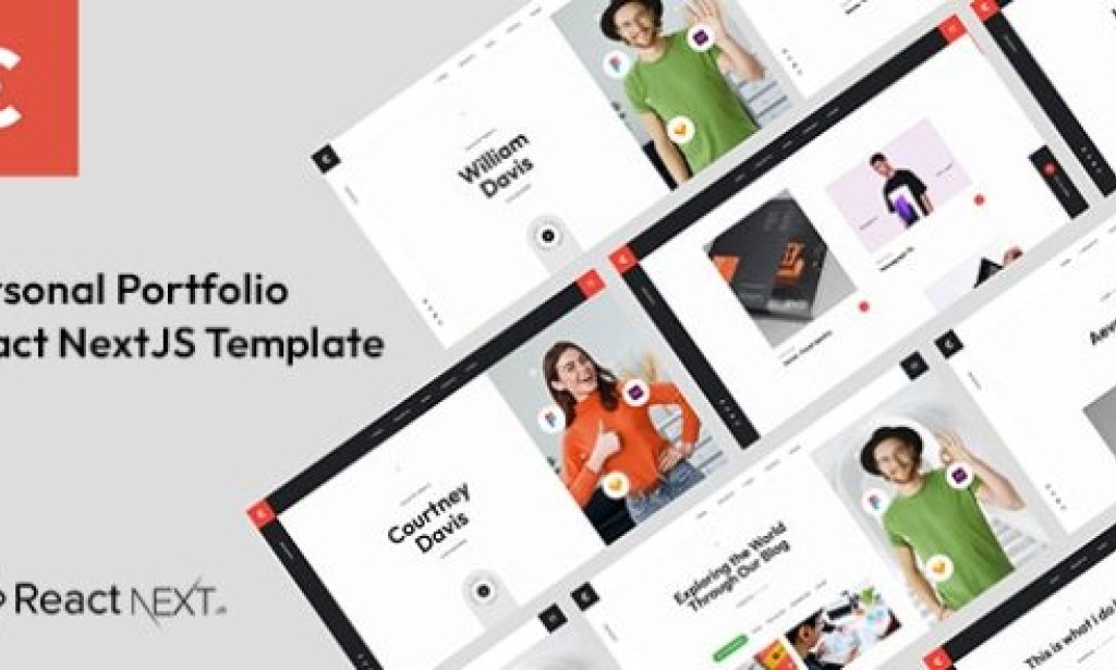 Courtney v1.0.0 – React Personal Portfolio NextJS Template