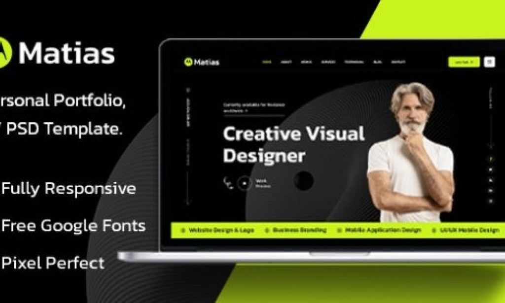 Matias v1.0 – Personal Portfolio HTML Template