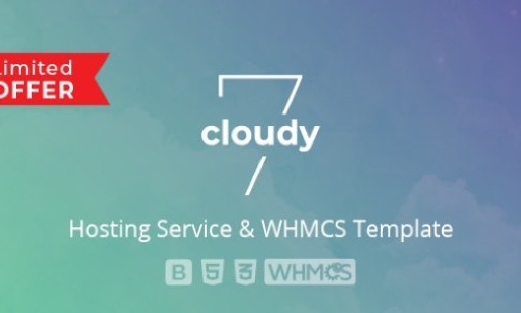 Cloudy 7 v2.1 – Hosting Service & WHMCS Template