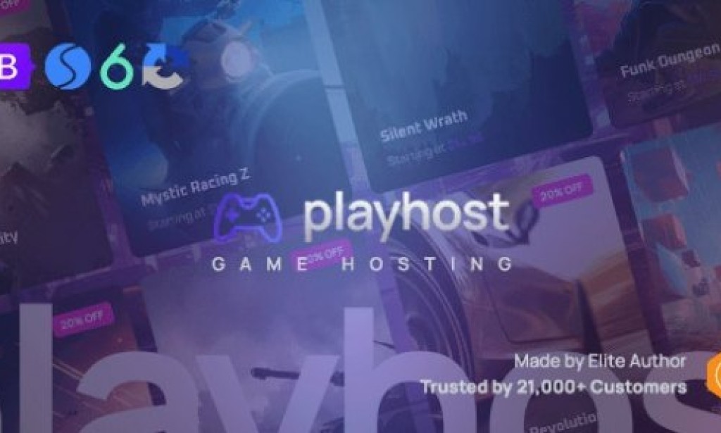 Playhost v1.0.0 – Game Hosting Server Website Template