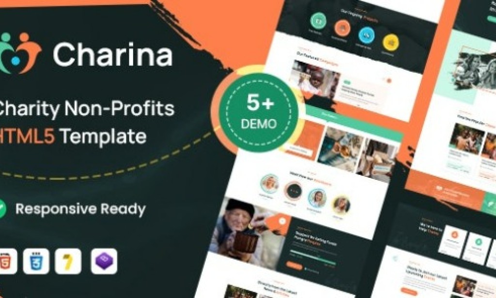 Charina v1.0 – Charity and Nonprofit HTML5 Template Free