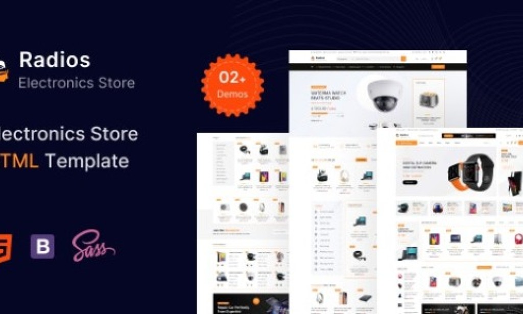 Radios v1.0 – Electronics eCommerce HTML Template Free