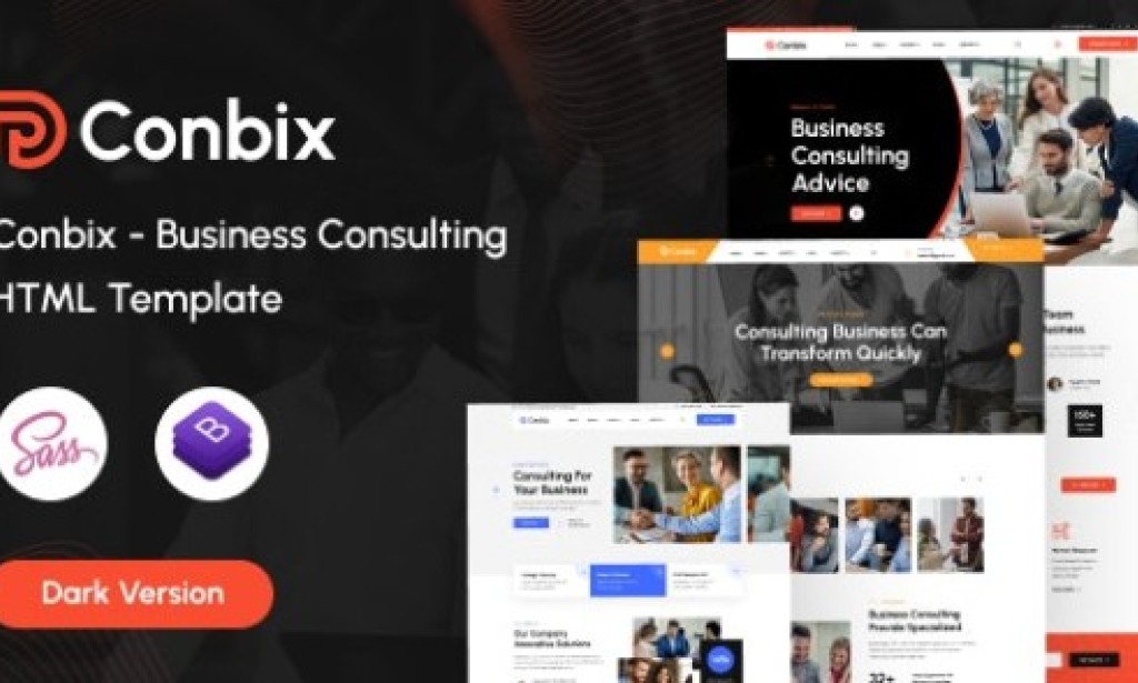 Conbix v1.0 – Business Consulting HTML Template Free