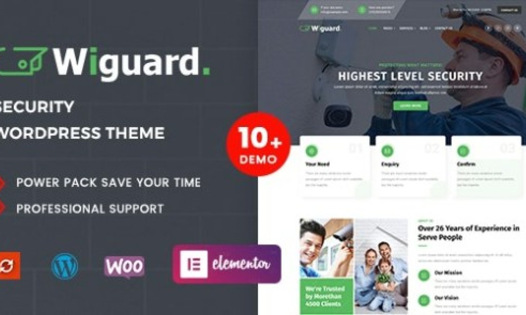 Wiguard v1.1.0 – CCTV & Security WordPress Theme Free