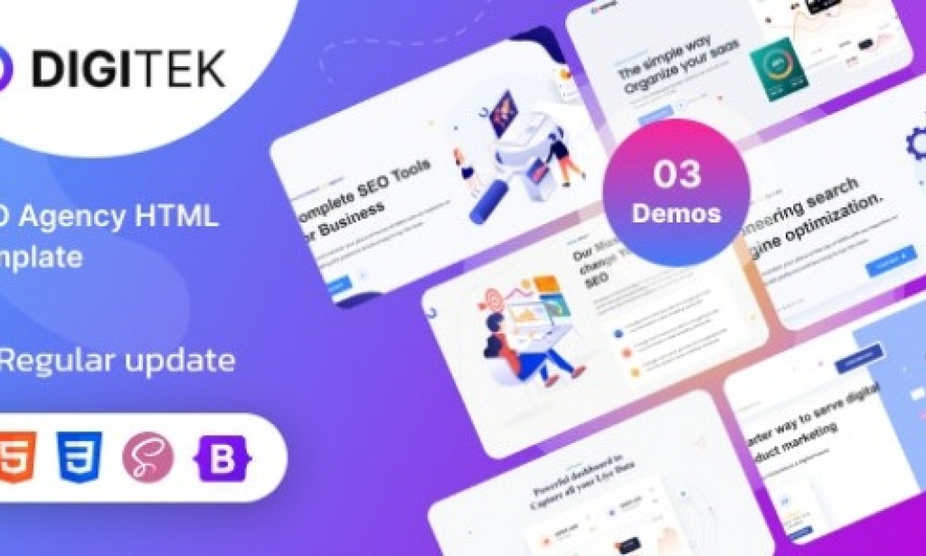 Digitek v1.0 – SEO Service HTML Template Free