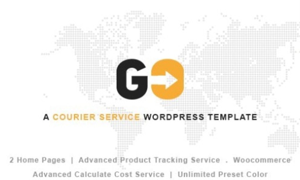 GO Courier v2.5.4 – Delivery Transport WordPress Theme Free