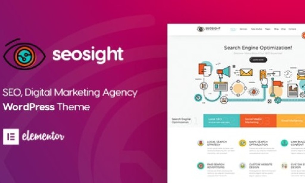 Seosight v5.15 Nulled – Digital Marketing Agency WordPress Theme