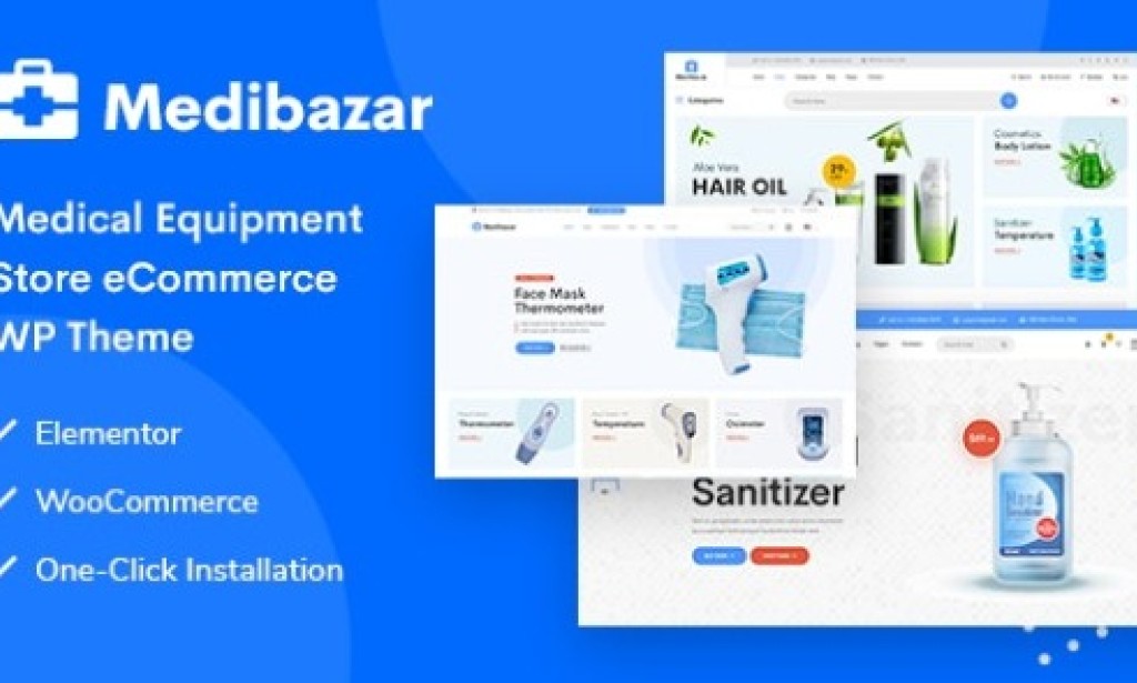 Medibazar v1.8.1 Nulled – Medical WooCommerce Theme Free