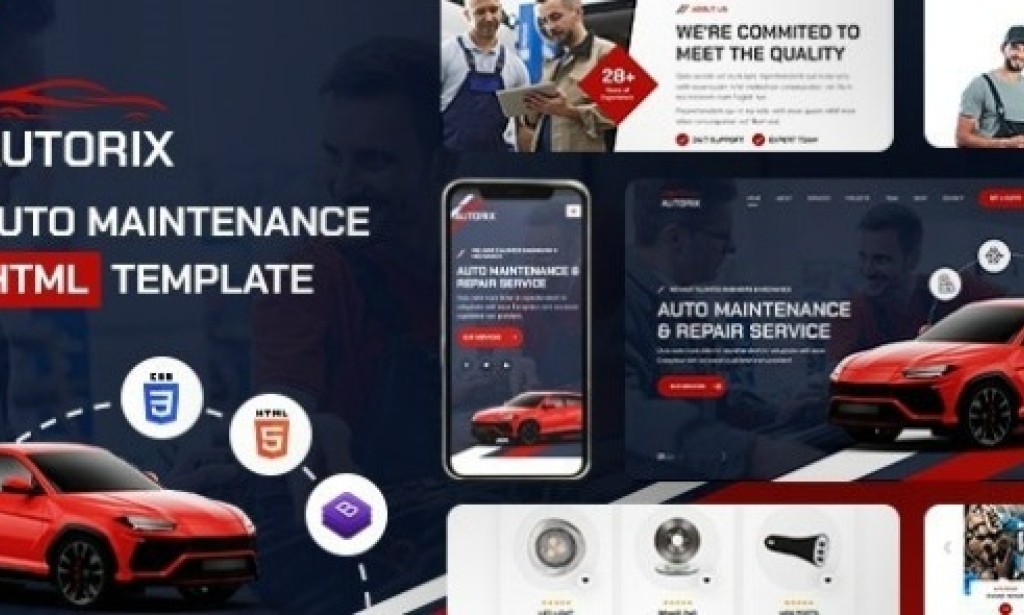 Autorix v1.0 – Auto Maintenance HTML Template Free