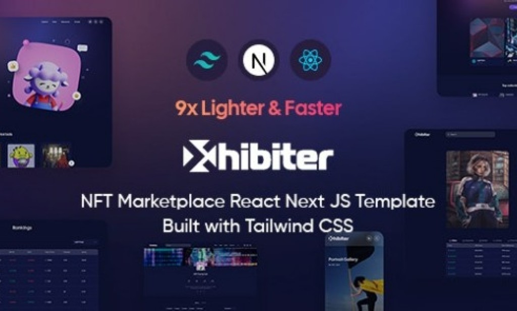 Xhibiter v1.7.1 – NFT Marketplace HTML Template Free