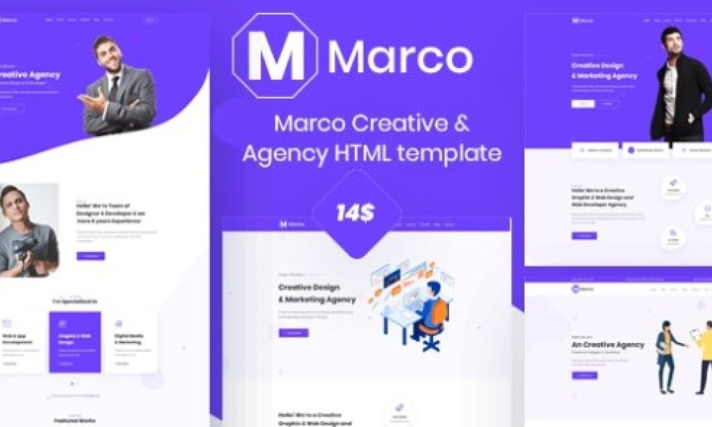 Marco v1.0 – Creative & digital Agency HTML Template Free