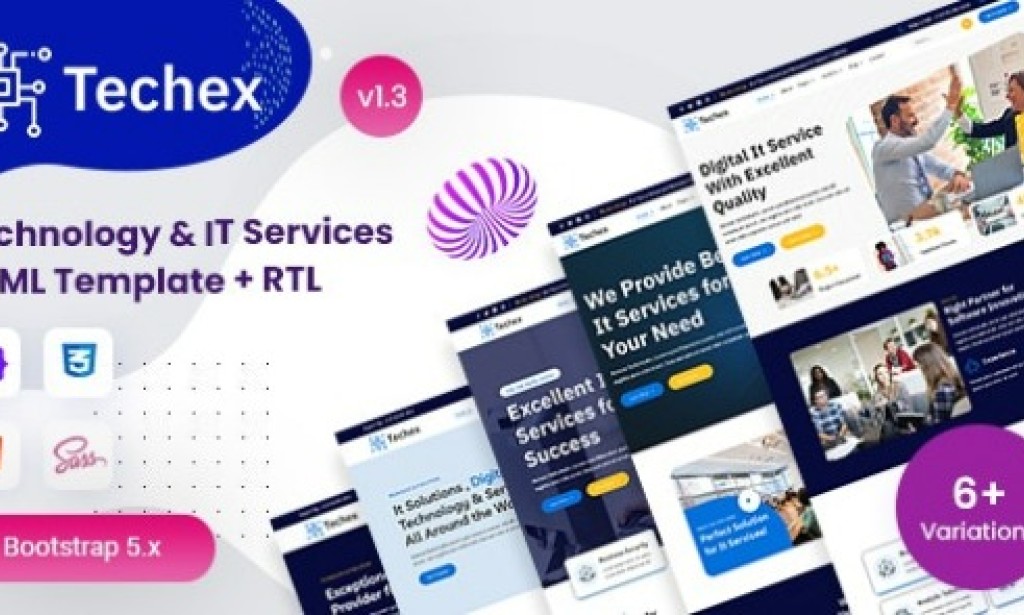 Techex v1.3 – Technology & IT Services HTML Template