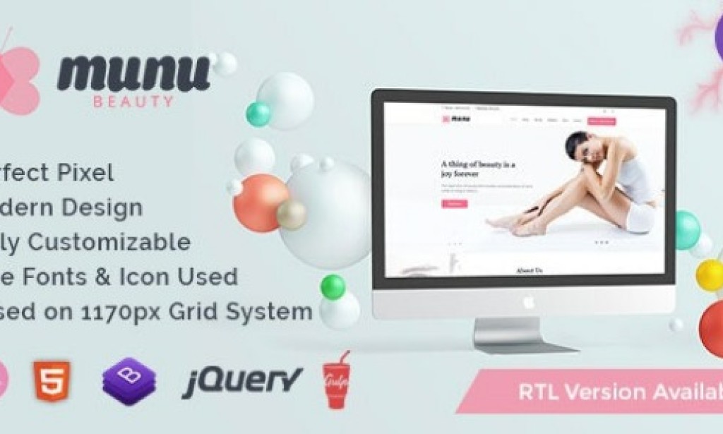 Munu v1.2 – Beauty HTML5 Template + RTL Free