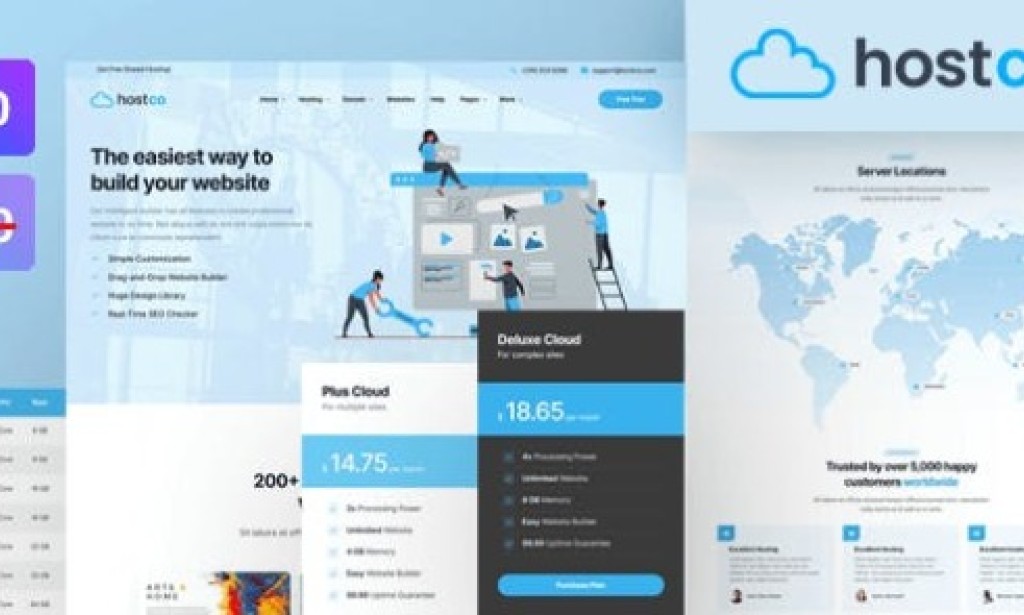 Hostco v1.1.1 – Web Hosting HTML Template Free