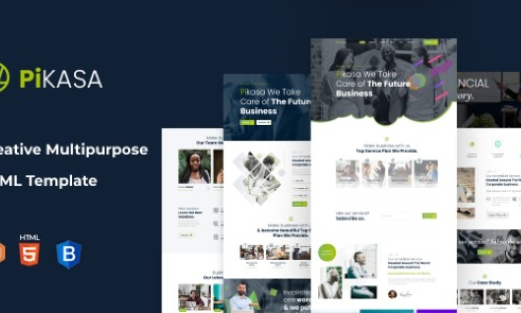 Pikasa v1.0 – Creative Multipurpose HTML Template Free