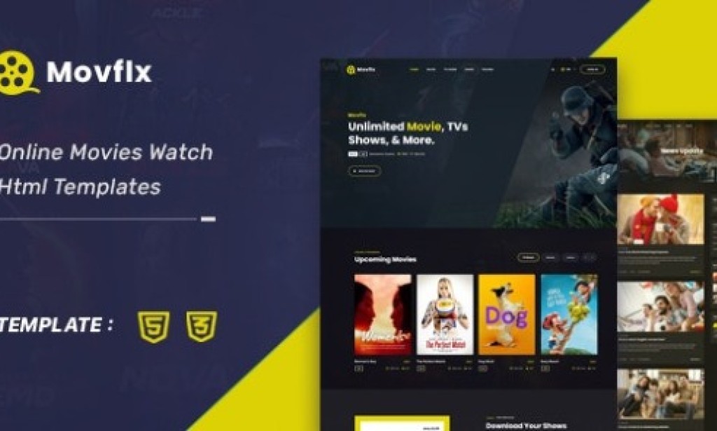 Movflx v1.1 – Video Production and Movie HTML5 Template Free
