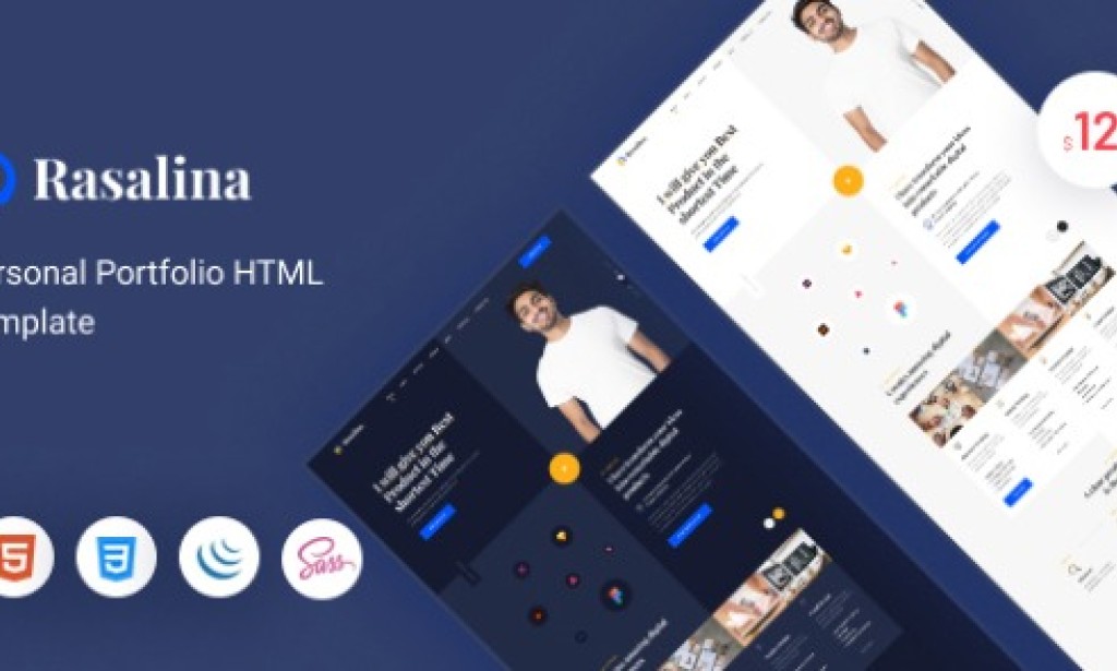 Rasalina v1.0 – Personal Portfolio HTML5 Template Free