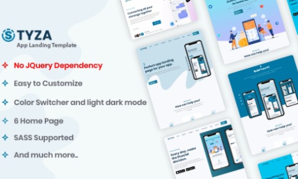 Styza v1.0 – App Landing Page Template Free