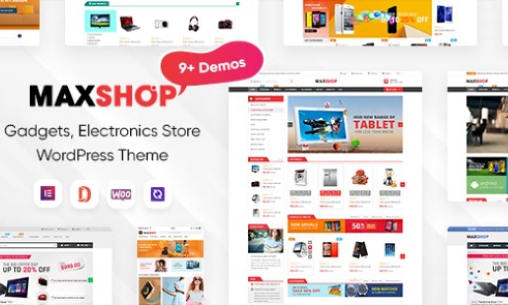MaxShop v3.6.6 – Electronics Store Elementor WooCommerce WordPress Theme Free
