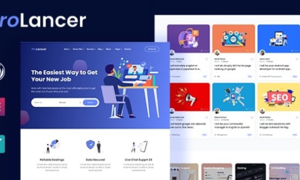 Prolancer v1.0.8 – Freelance Marketplace WordPress Theme Free