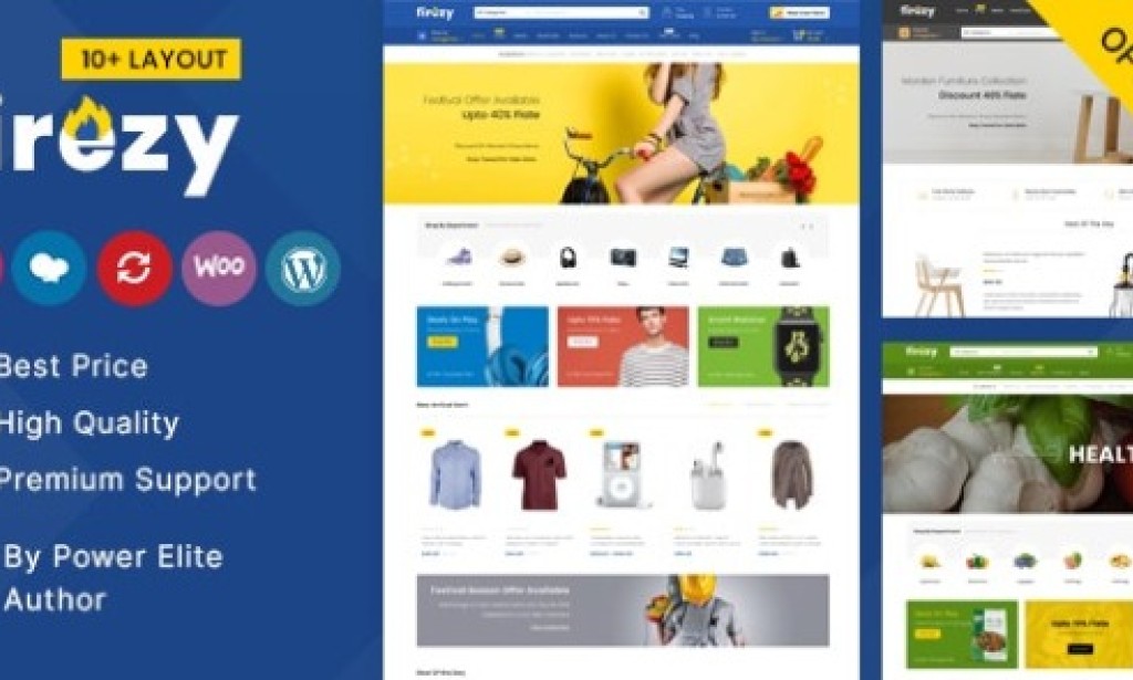 firezy 2022 Update – Multipurpose WooCommerce Theme Free