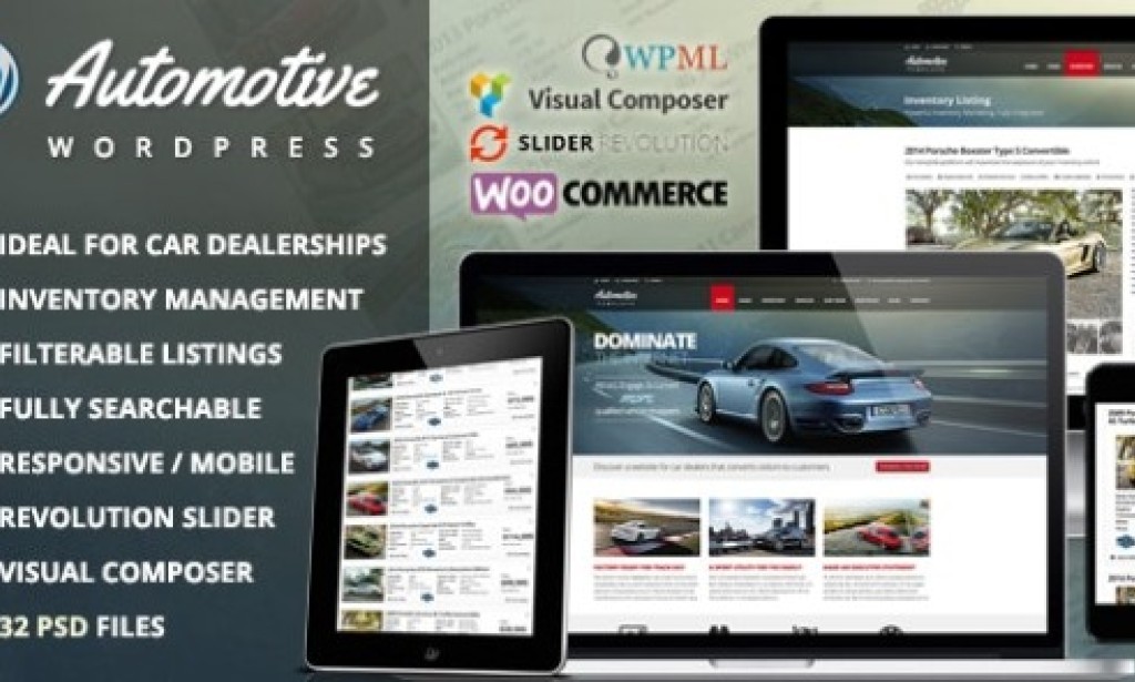 Automotive v12.5 – Car Dealership Business WordPress Theme Free
