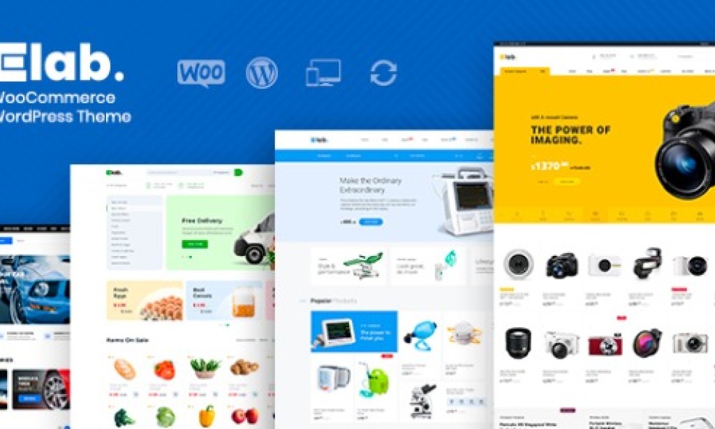 eLab v1.2.5 – WooCommerce Marketplace WordPress Theme Free