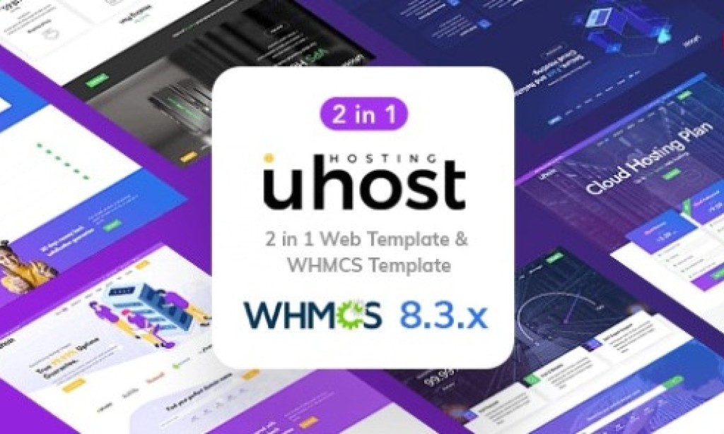 Uhost v1.6 – Modern Web Hosting & WHMCS Template Free