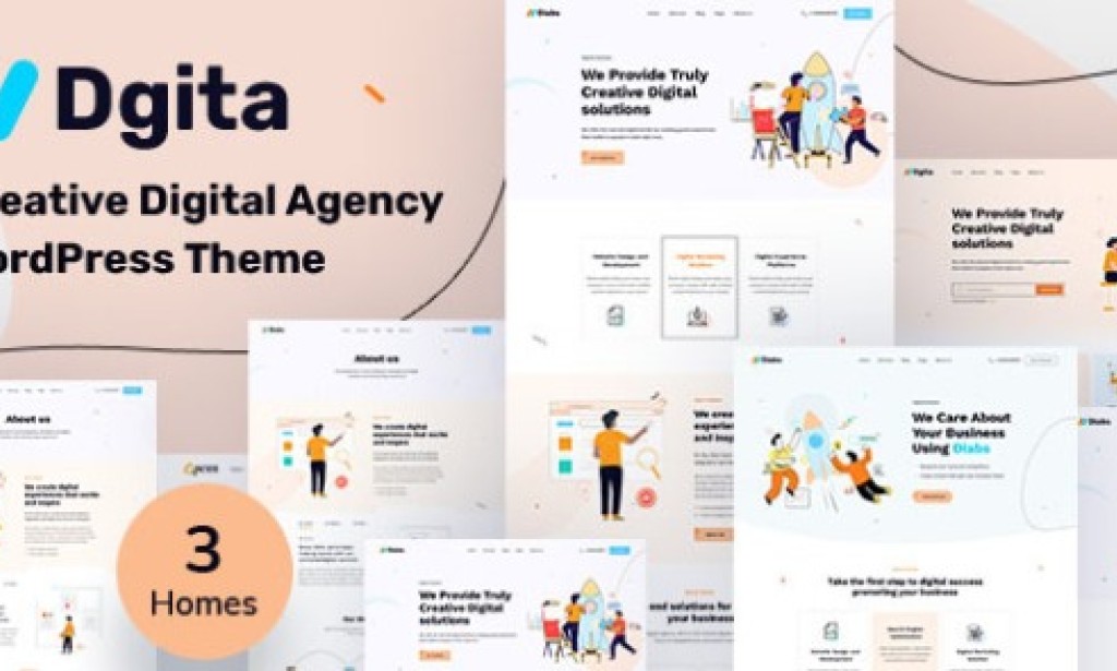 Dgita v1.0 – Creative Digital Agency HTML5 Template Free