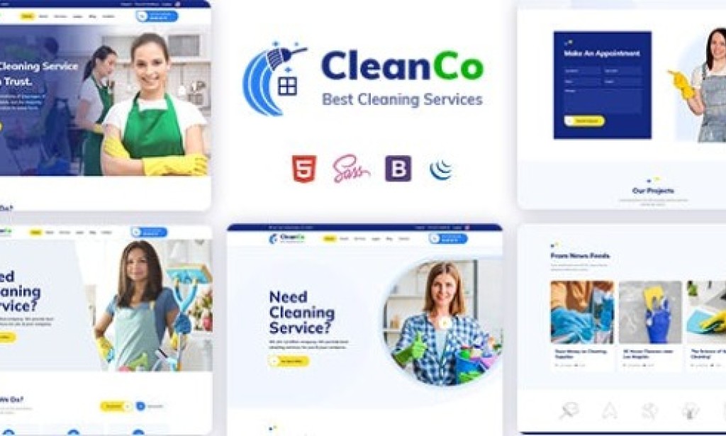 Cleanco v1.0 – Cleaning Services HTML5 Template Free