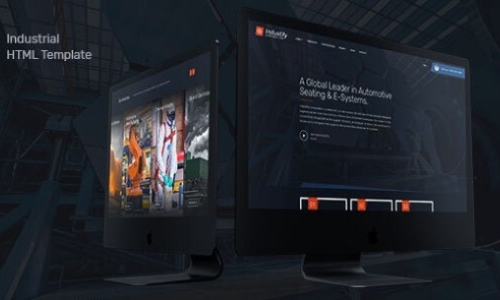 Industify v1.1 – Industry HTML Template Free