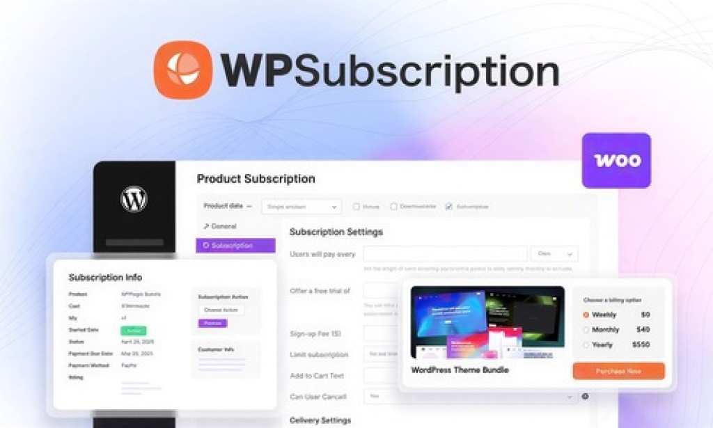 WPSubscription Pro v1.16.4 – WooCommerce Subscription Plugin