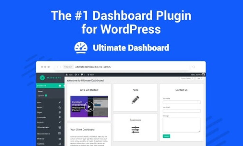 Ultimate Dashboard Pro v3.11.2 – WordPress Plugin