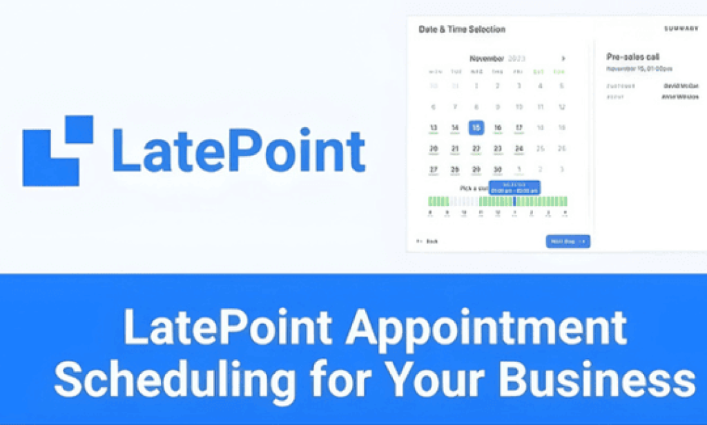 LatePoint v5.3.1 – Appointment Scheduling WordPress Plugin + Addons