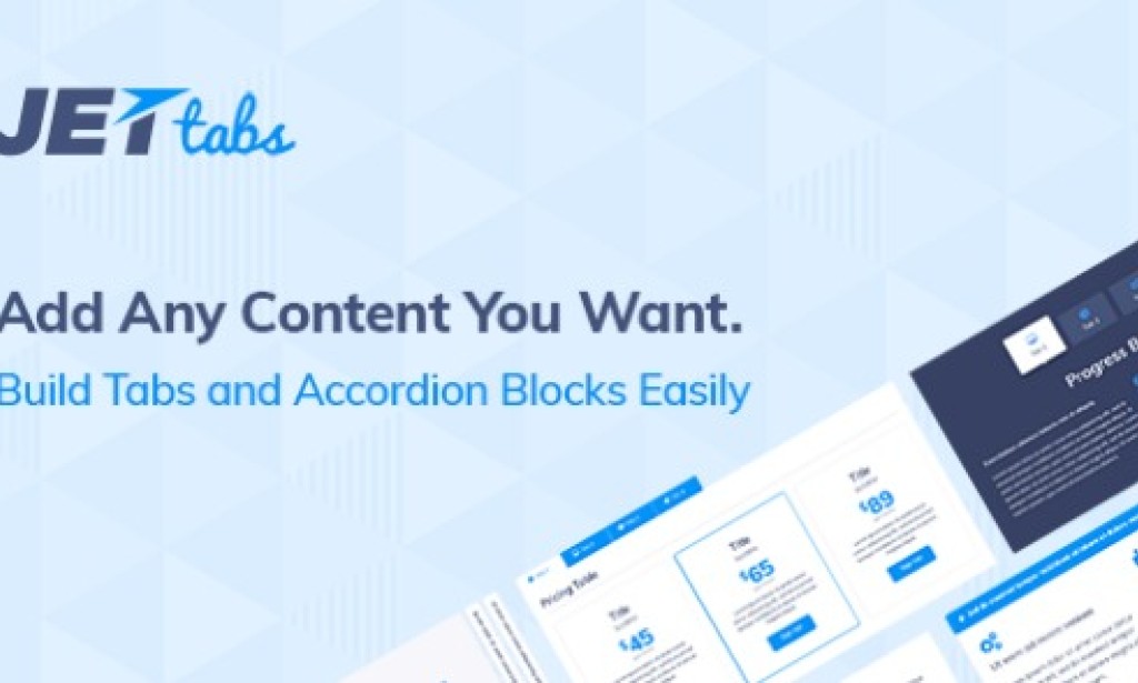 JetTabs v2.3.0 – Tabs and Accordions for Elementor Addon