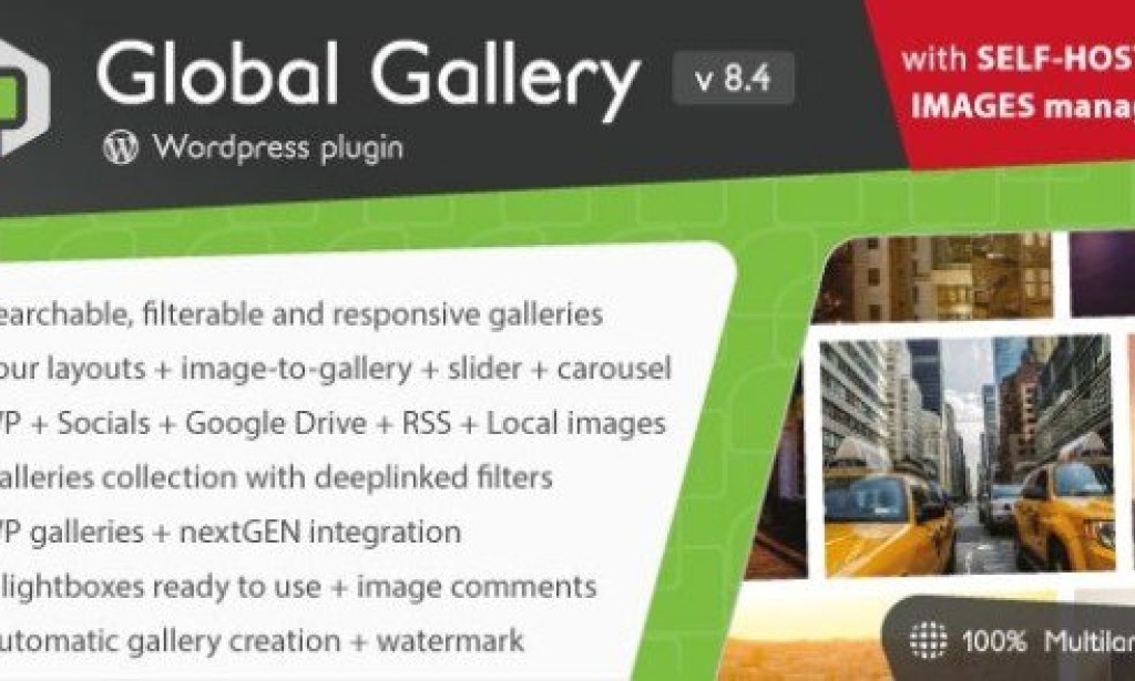 Global Gallery v10.0.1 – WordPress Responsive Gallery Plugin