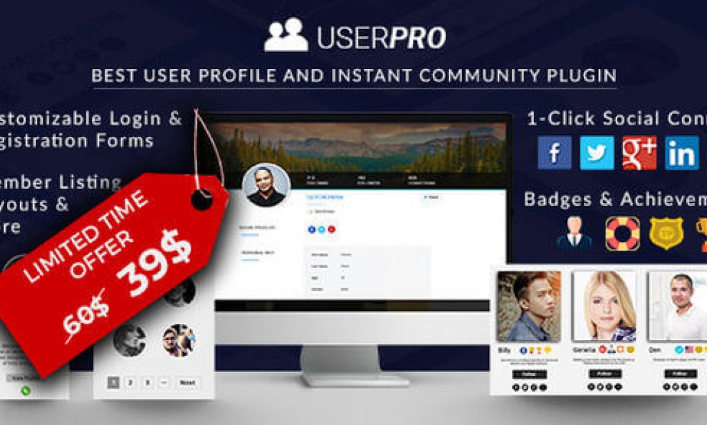 UserPro v5.1.11 Nulled – Community and User Profile WordPress Plugin