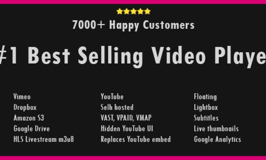 Elite Video Player v11.0.1 – WordPress Plugin