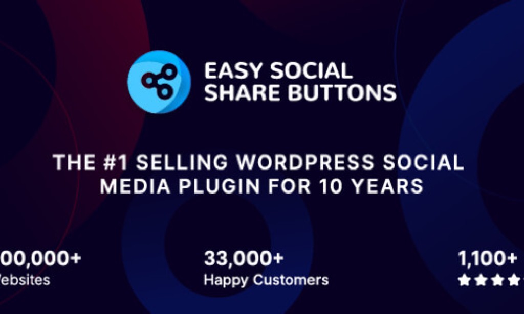 Easy Social Share Buttons for WordPress v10.3 – WP Plugin