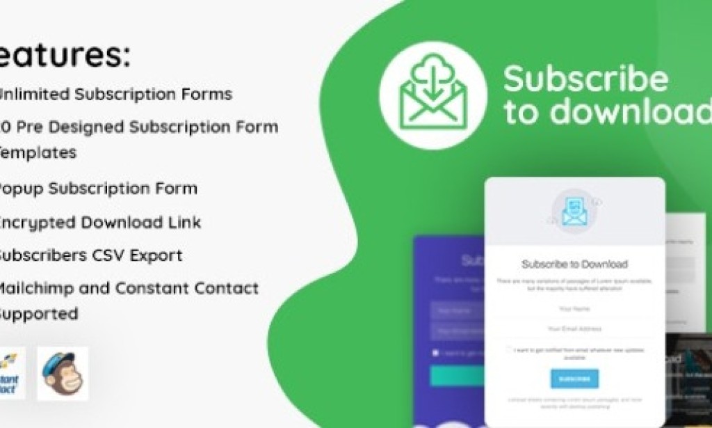 Subscribe to Download v1.2.9 – An Advanced Subscription Plugin for WordPress Free