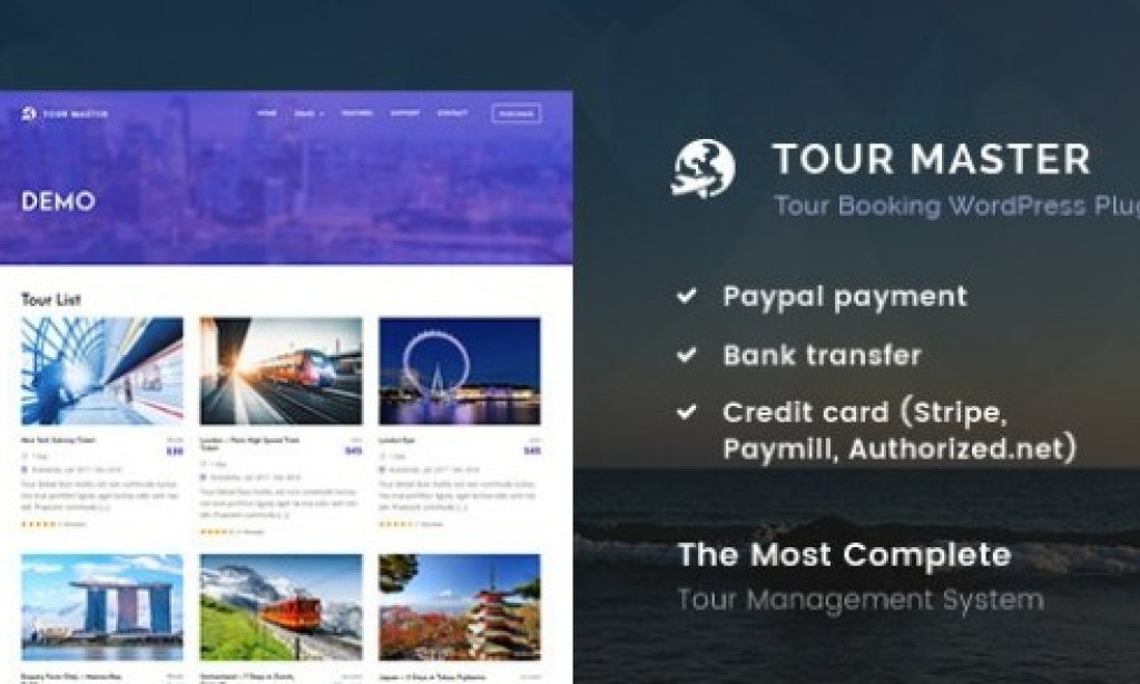 Tour Master v5.2.5 – Tour Booking, Travel, Hotel Plugin