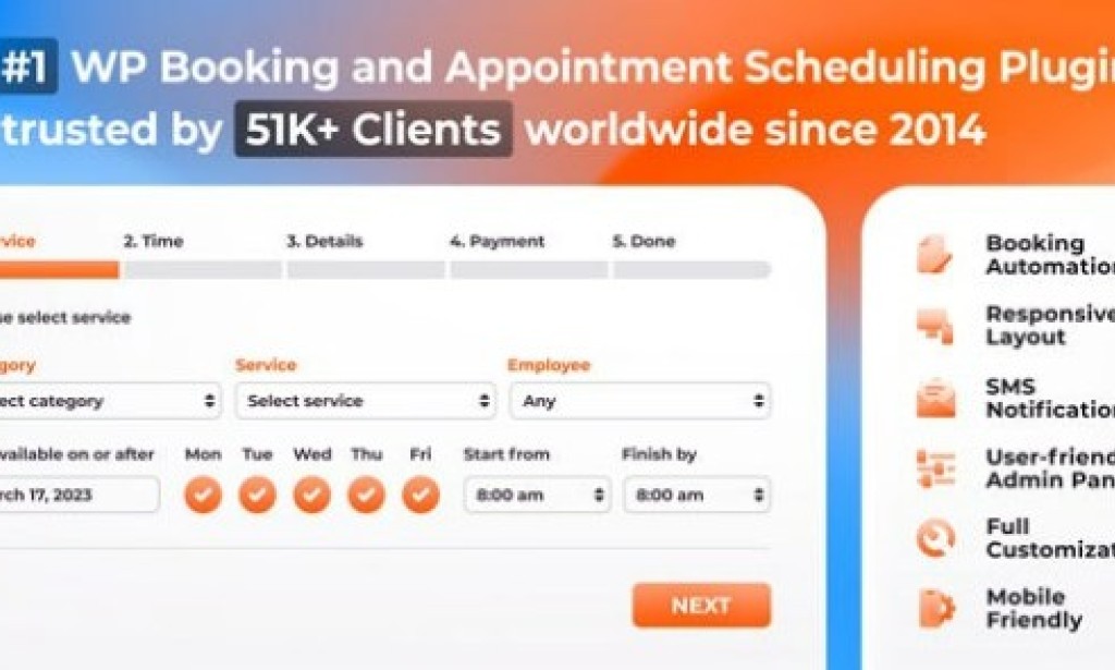 Bookly PRO v7.0 Nulled – Appointment Booking and Scheduling Software System