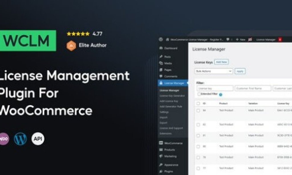 WCLM v5.1.7 Nulled – WooCommerce License Manager Plugin