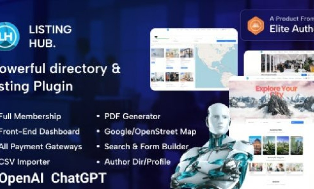 ListingHub v1.1.3 – WordPress Business Directory Listing Plugin