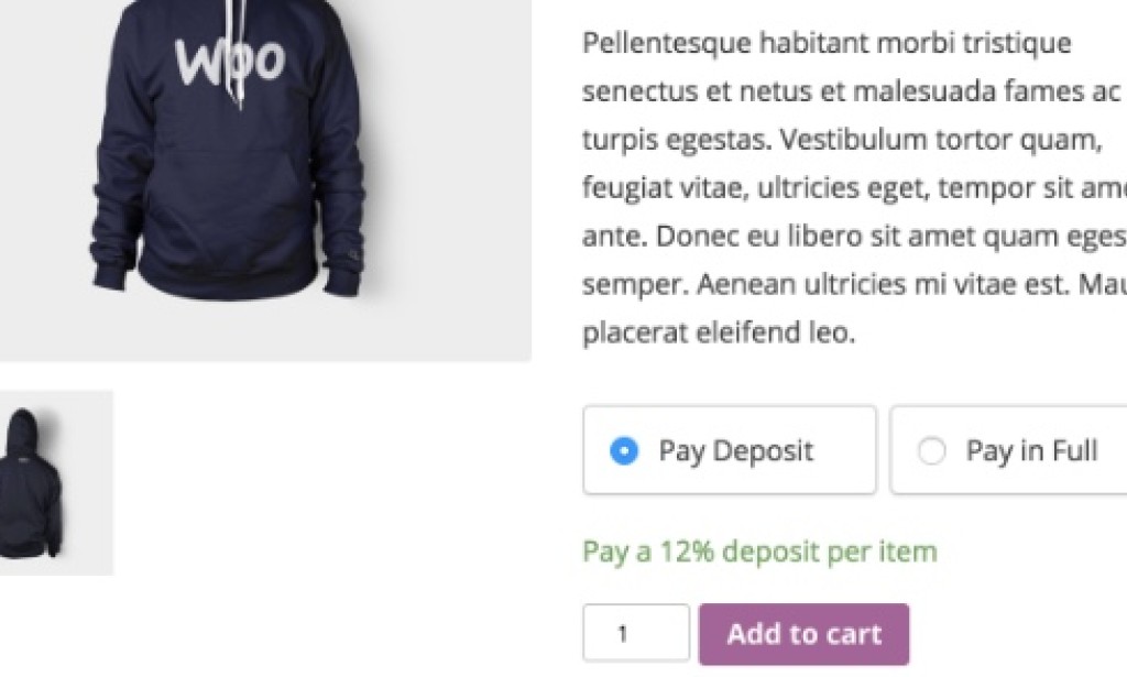 WooCommerce Deposits v2.1.8 – WordPress Plugin