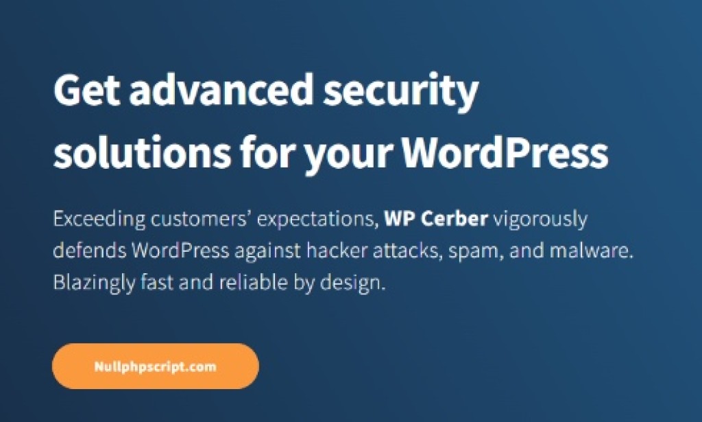 WP Cerber Security PRO v9.5.5 Nulled – WordPress Plugin