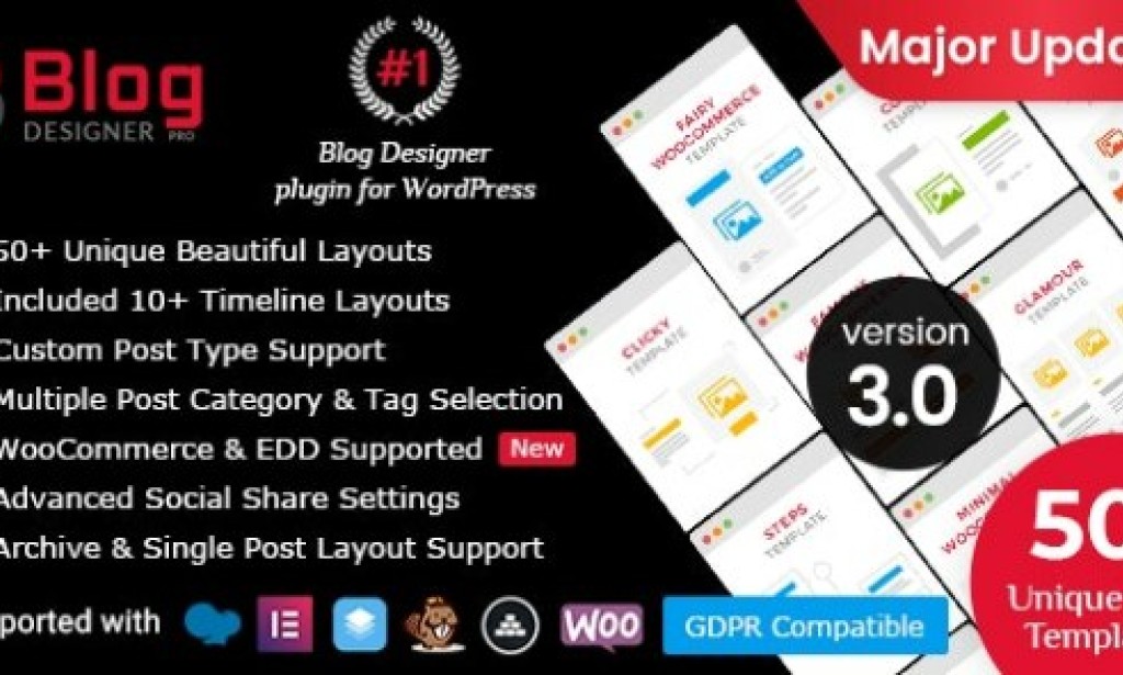 Blog Designer PRO for WordPress Plugin v3.4.5